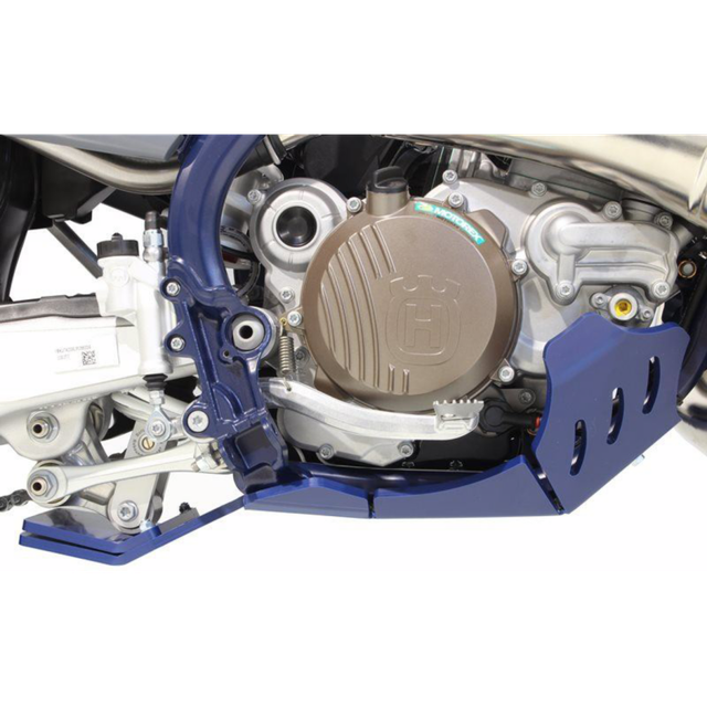 AXP RACING XTR SKIDPLATE 8MM HUS TE250-300 BLUE AX1571