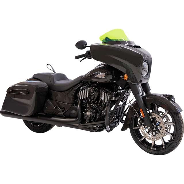 KLOCK WERKS CHIEFTAIN - 14-24 - FLR WINDSHIELD - 10" GREEN ICE KWW-04-0634