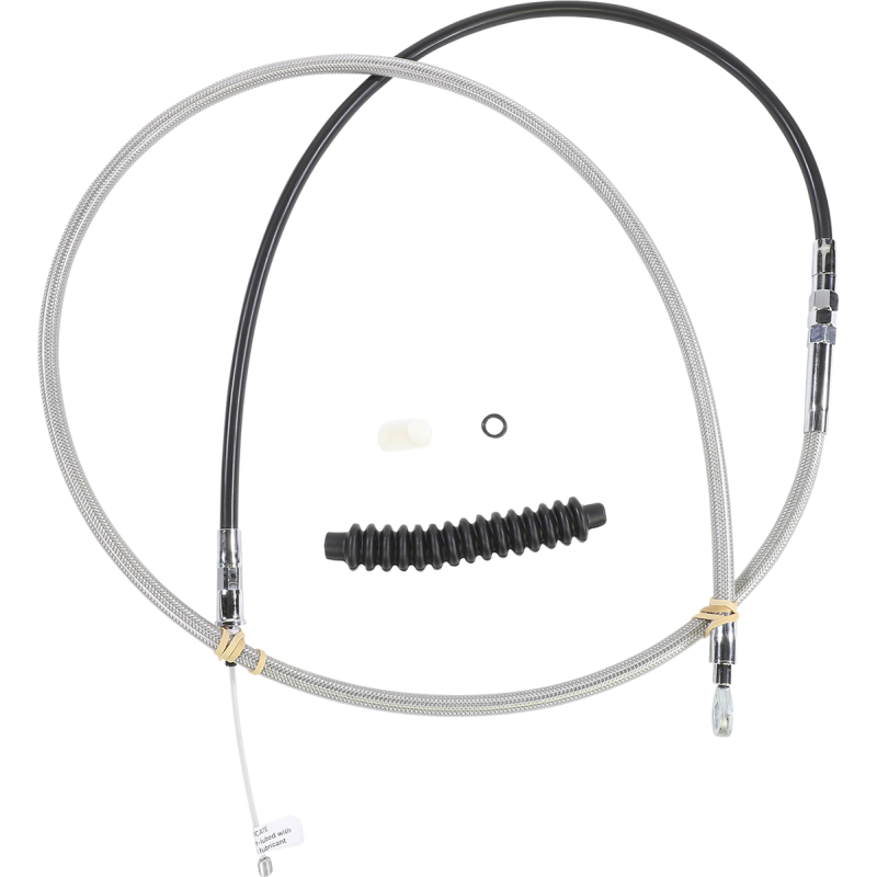 DRAG SPECIALTIES CABLE CLUTCH STAINLS 74" 5322412HE
