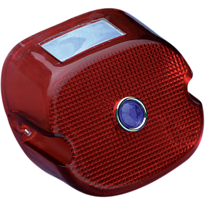 DRAG SPECIALTIES 73-98 RED L/DOWN TAIL LIGHT LENSES DS-272036