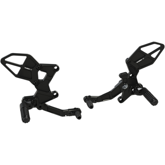 VORTEX 18 KAW EX400 NINJA 400 REARSETS RS433K