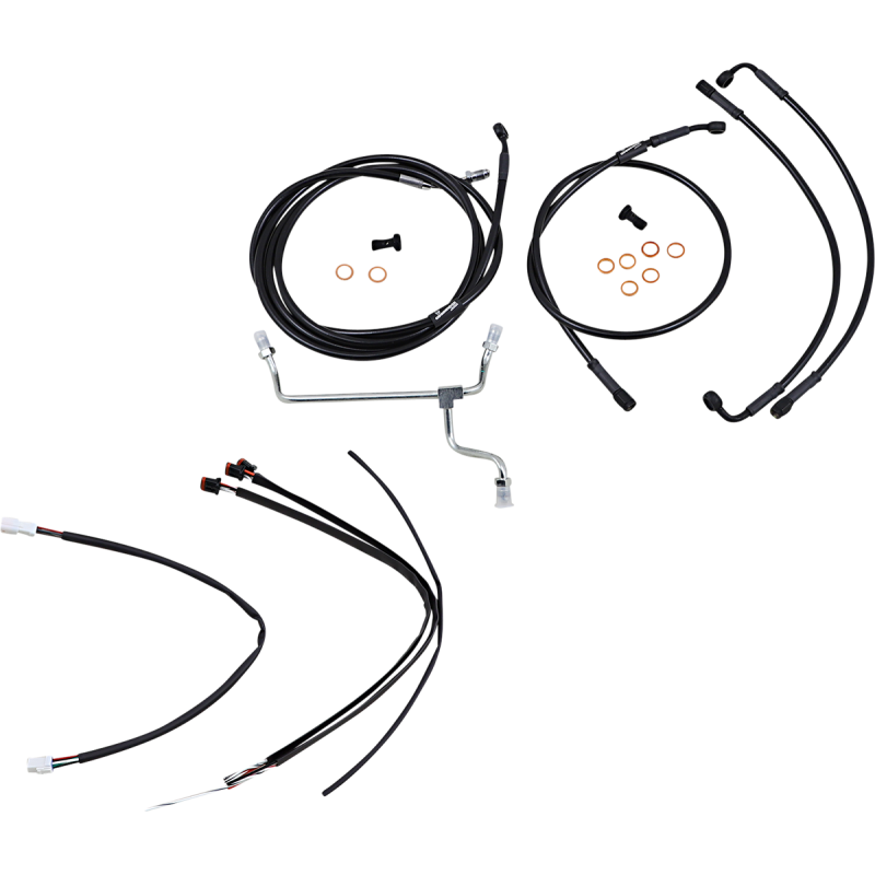 BURLY BRAND CONTROL KIT - 18" APE HANGER HANDLEBARS B30-1184