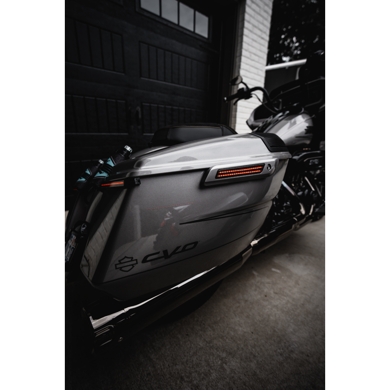 CUSTOM DYNAMICS LIGHTS LED SADDLEBAG LATCH SMOKED LENS CD-LATCH-23-S