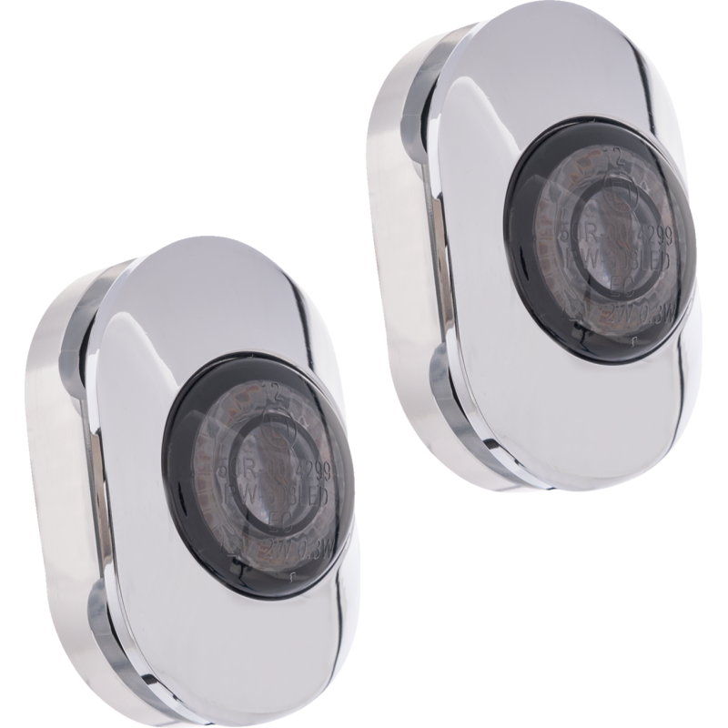 KODLIN SLEEK LIGHTS REAR 3-1 FOR TOURING MODELS CHROME REAR K68496