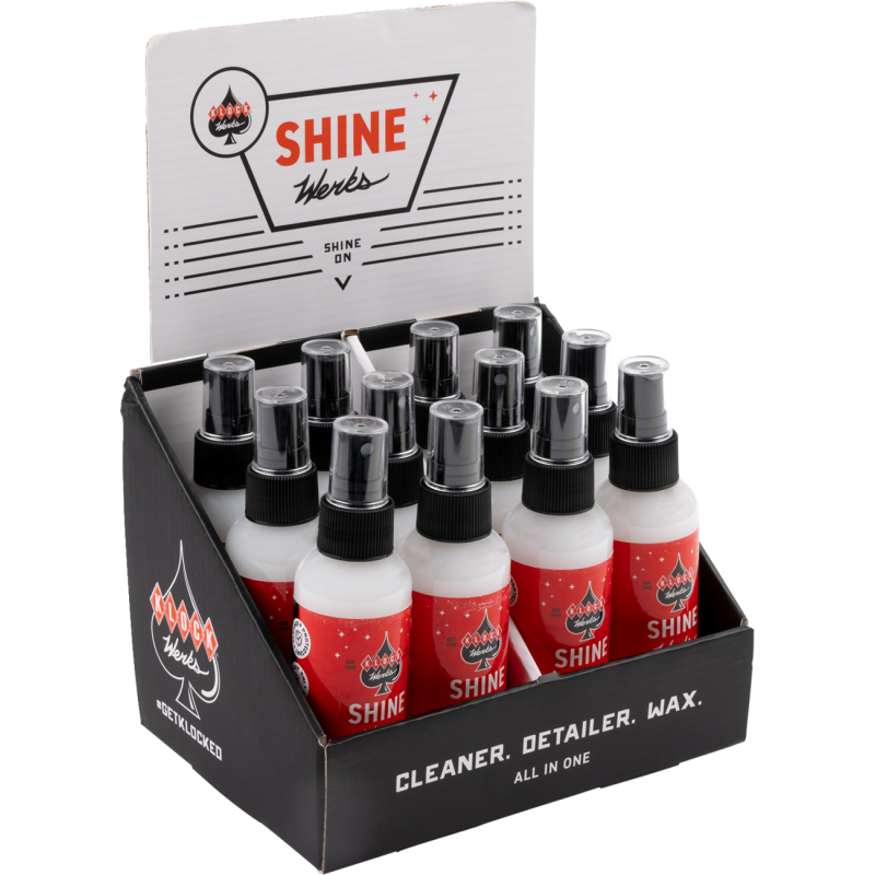 KLOCK WERKS (CASE) SHINE WERKS POP DISPLAY (COSE OF 12X4OZ) KWK-SHINE-4OZ-12