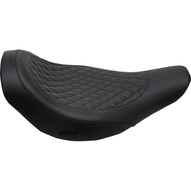 KODLIN SOLO SEAT FOR M8 FATBOY W/KODLIN RR FENDER & STOCK TANK BLK K59661-L