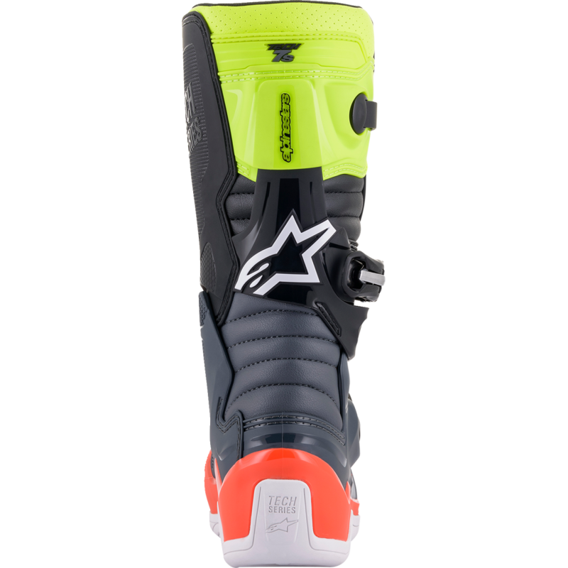 ALPINESTARS BOOT TECH 7S GY/RD/YL 6 2015017-9058-6
