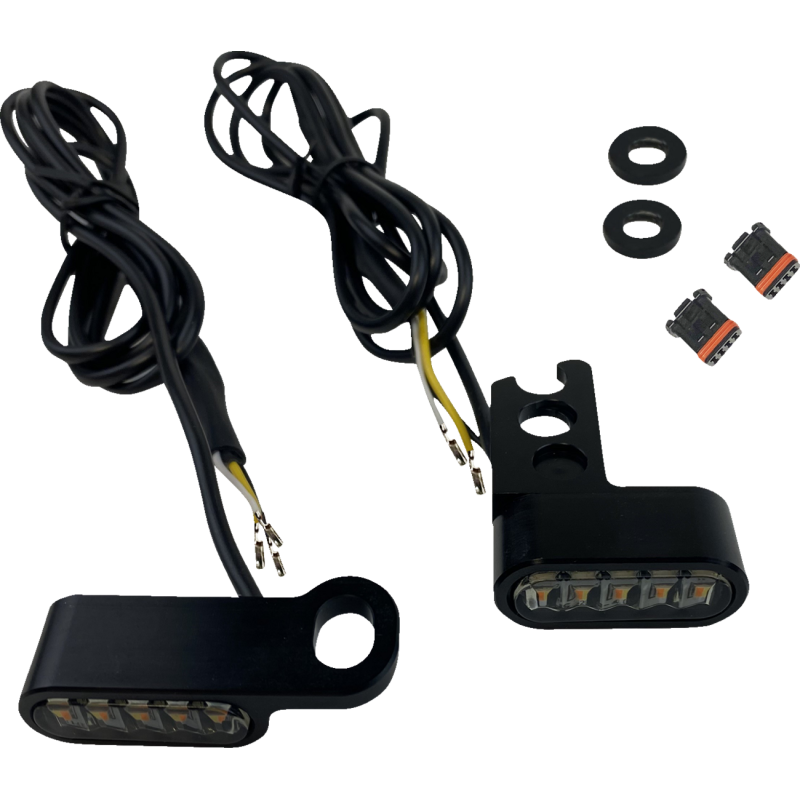 CUSTOM DYNAMICS LIGHT TURN SIGNALS MIRROR MOUNTED CD-MMTS-AW-B