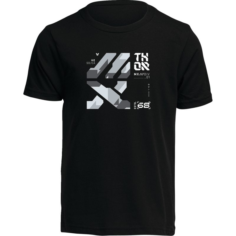THOR TEE YOUTH FORGE BLACK M 3032-3854