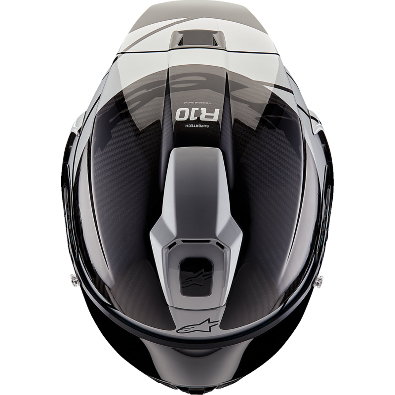 ALPINESTARS (ROAD) S-R10 ELEMENT HELMET CARB/SIL/BK M 8200324-1368-M