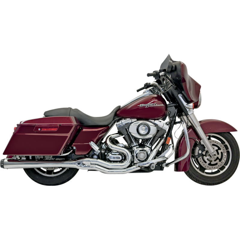 BASSANI XHAUST 95-16 FLH/FLT MEGA POWER 2:1 FS CHROME FLH-767
