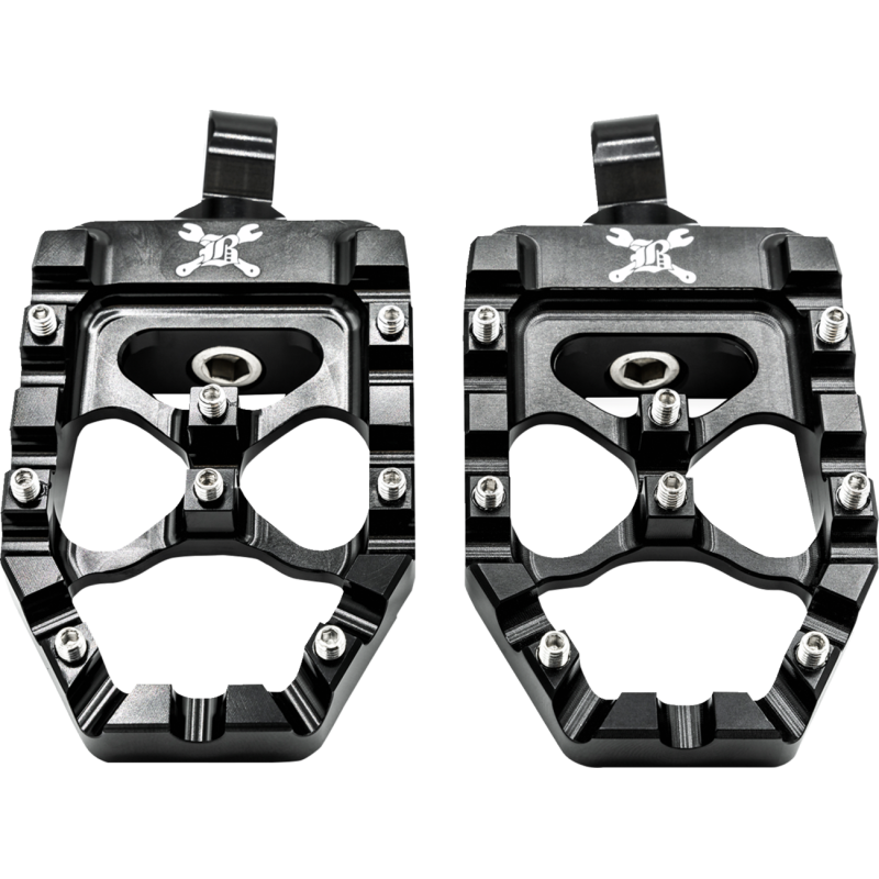 BURLY BRAND MX-EVOLUTION PEGS - BLK (SPORTSTER & DYNA) B13-1015B