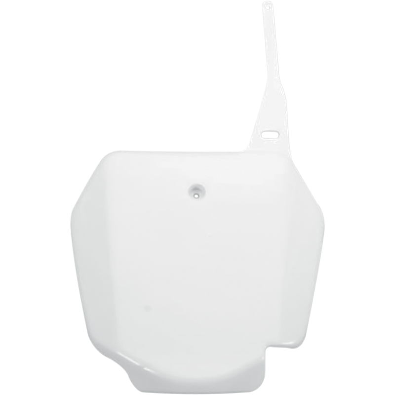 UFO RM85 00-08 FRONT # PLATE WHITE SU03968-041