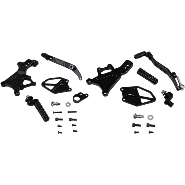 VORTEX 06-18 YZF-R6 REAR SET BLK VORTEX RS634K