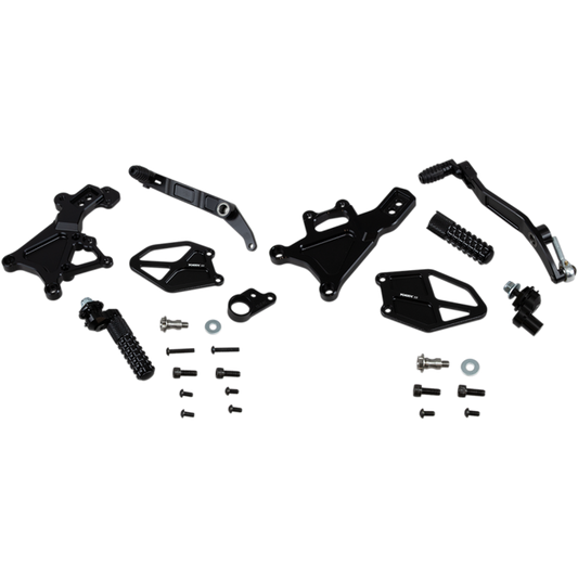 VORTEX 06-18 YZF-R6 REAR SET BLK VORTEX RS634K