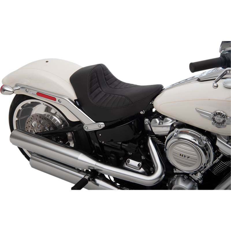 DRAG SPECIALTIES SEAT SOLO SCORP BLK VNYL 0802-1185