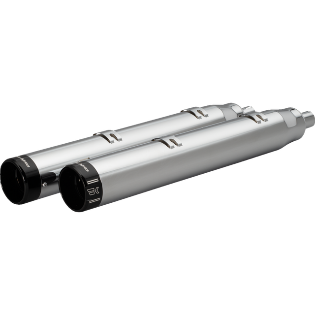 KHROME WERKS 4-1/2" WAR HAMMER MUFFLERS CHROME 202220
