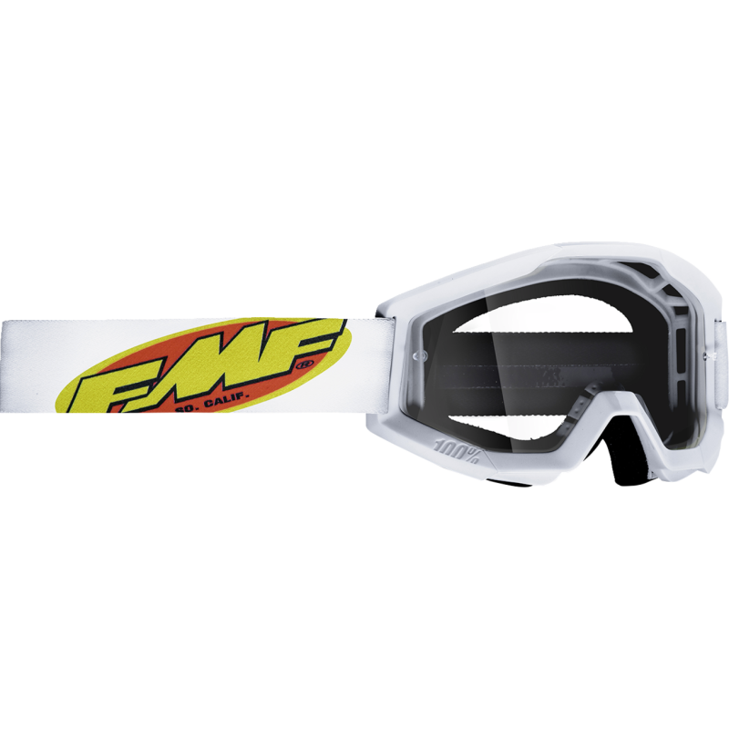 FMF FMF POWERCORE YOUTH GOGGLE CORE WHITE - CLEAR LENS F-50054-00006