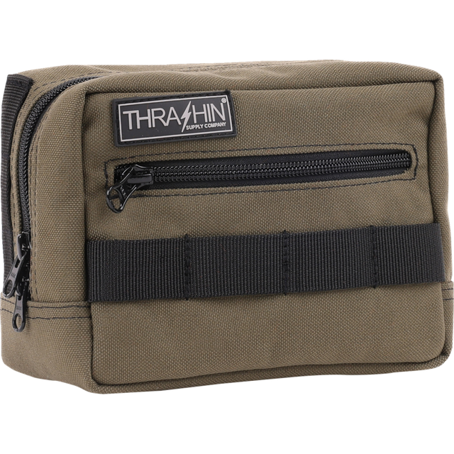 THRASHIN SUPPLY CO. BAG HANDLEBAR TSC GREEN THB-0007