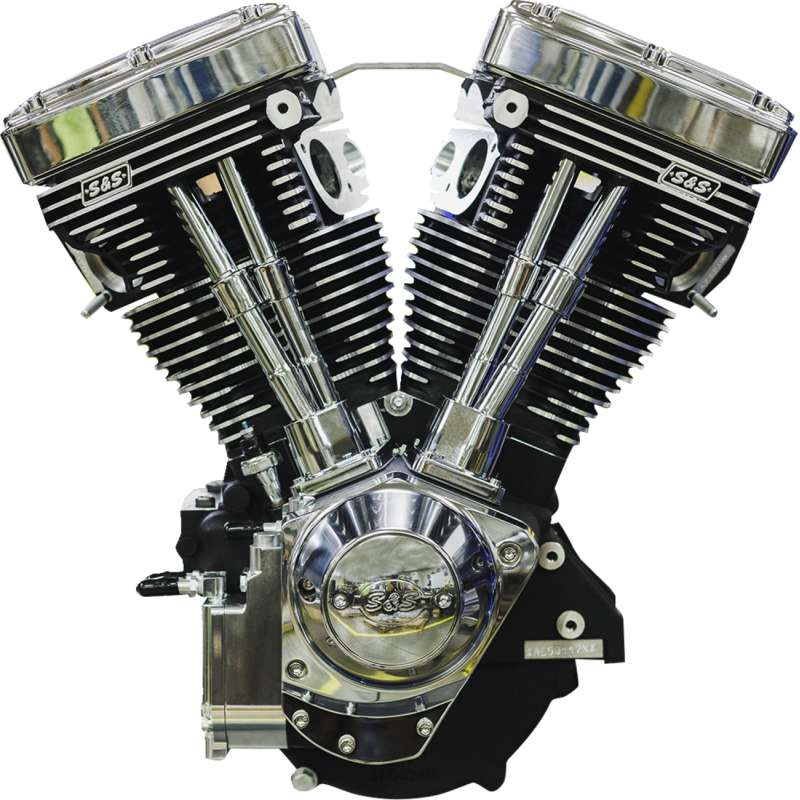 S&S CYCLE ENGINE V124 BLK/WB LB 310-1159
