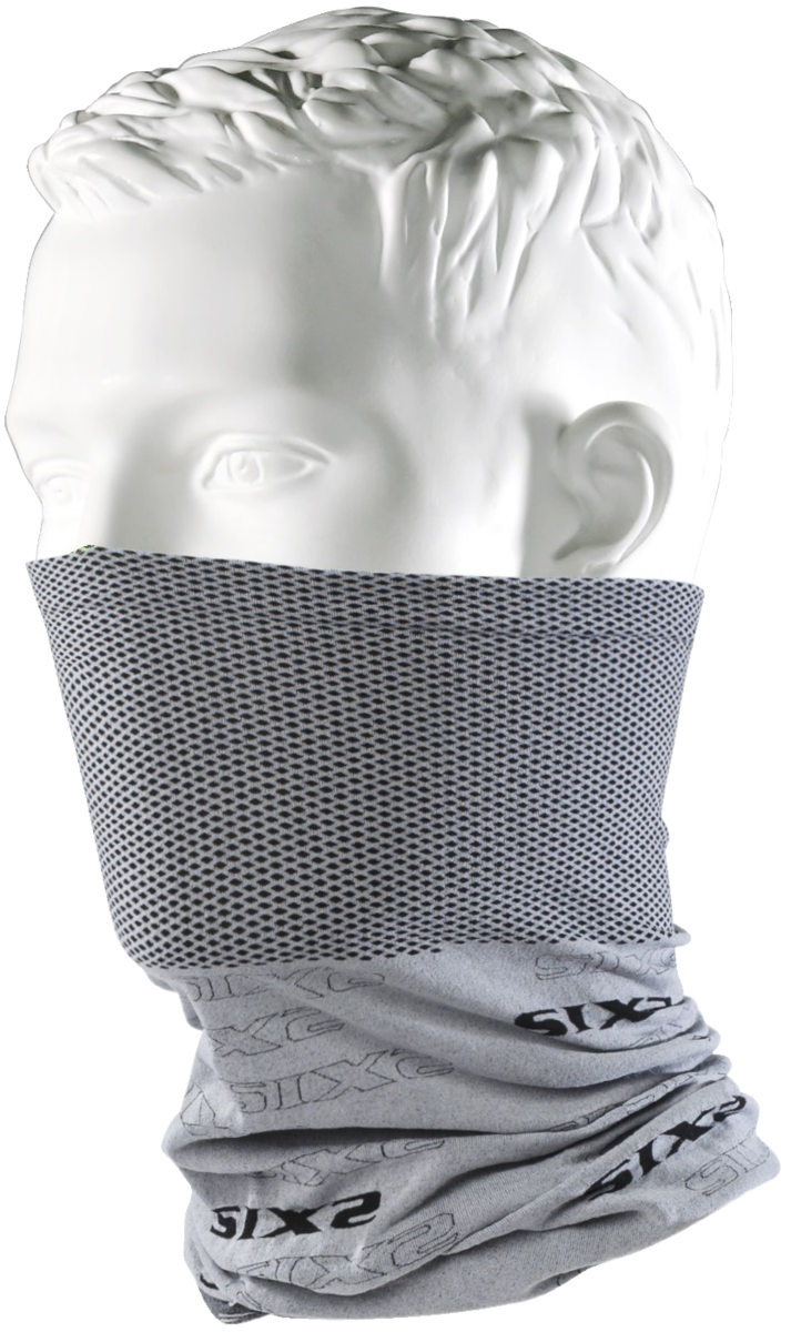 SIXS MULTI-PURP CARBON NECKWARMER GREY TBX