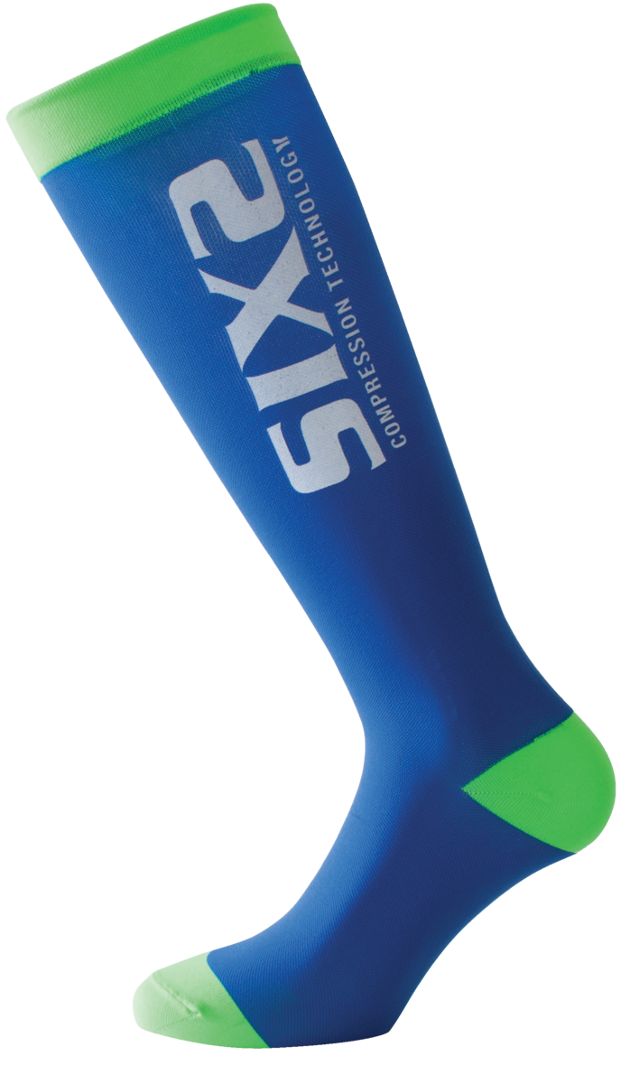 SIXS RECOVERY SOCKS BLUE/GREEN XS 28/34 RECOVERY SOCKS