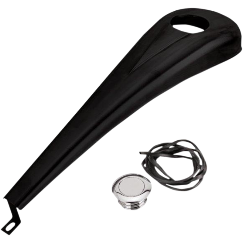PAUL YAFFE BAGGER NATION DASH 08-19  FLHT 6 GAL TANK GL/ BLK DDK-S-08-OEM-B