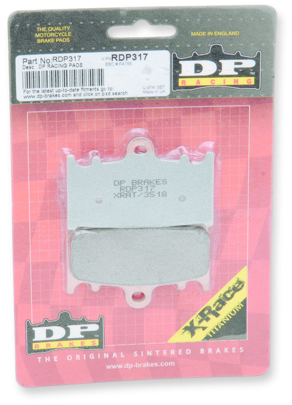 DP BRAKES RDP317 RACE COMPOUND BRAKE PAD SET RDP317