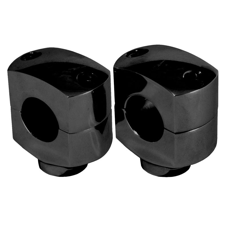 EMGO 2' RISERS FOR 1' BARS BLACK 23-09702