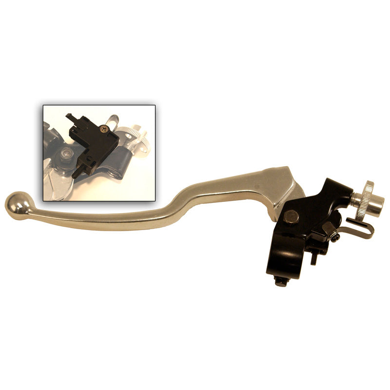 EMGO CLUTCH LEVER ASSEMBLY POLISHED GSX-R750 96-05 32-69882