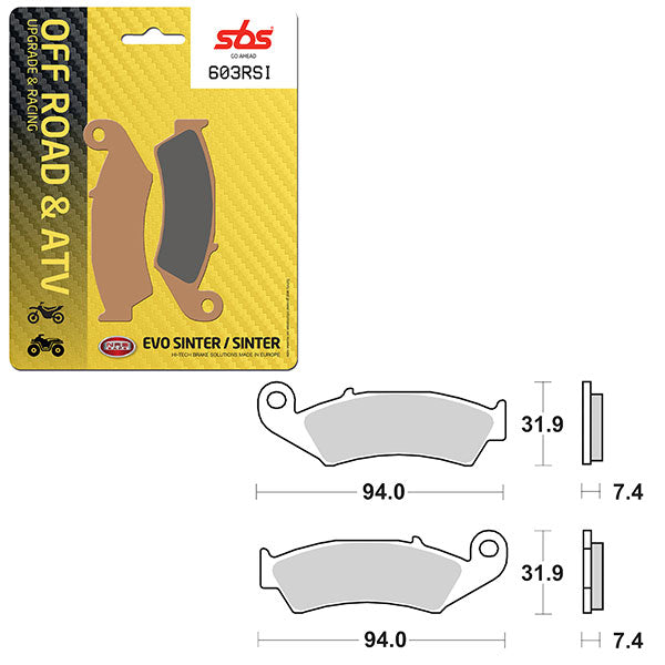 SBS EVO SINTER BRAKE PAD  6280603100