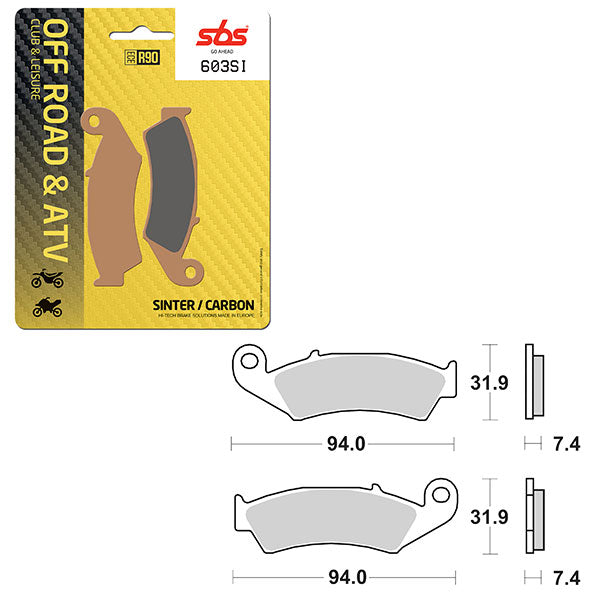 SBS ATV/UTV SINTER BRAKE PAD  6240603100