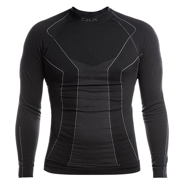 CKX UNDERWEAR TOP THERMO MEN BK/GY S-M THERMOTOP_BKGY_M