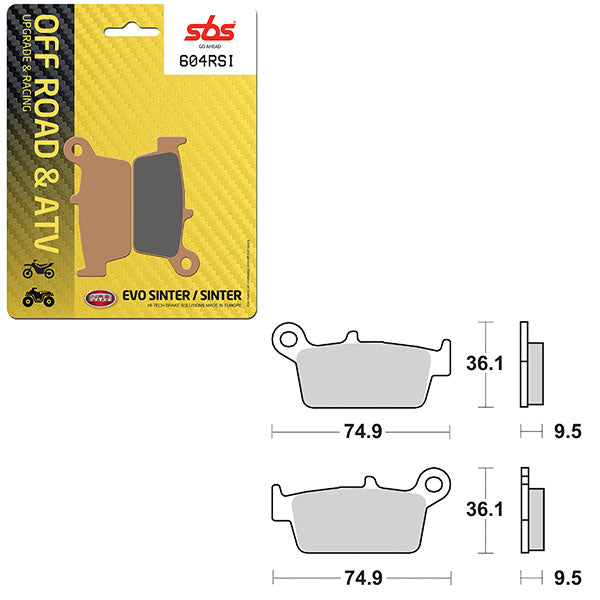 SBS EVO SINTER BRAKE PAD  6280604100