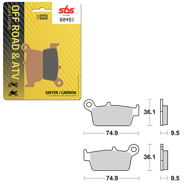 SBS ATV/UTV SINTER BRAKE PAD  6240604100