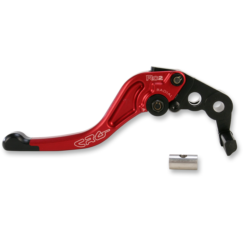 CRG BRAKE LEVER RC2 SHORT RED 2RN-511-H-R