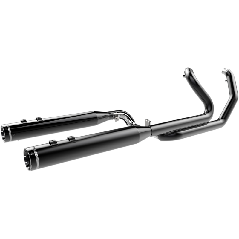 KHROME WERKS 2:2 DOMINATOR EXHAUST SYSTEM - BLACK W 4-1/2" MUFFLER 200830