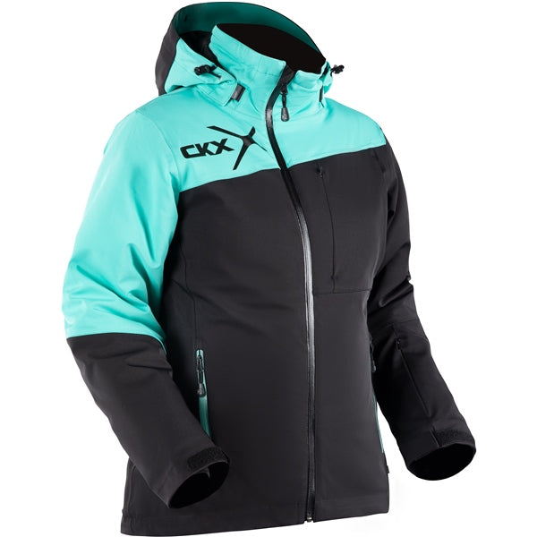CKX JACKET ALASKA WOM BK/TUR XL W23-03-BLK&TUQS XL