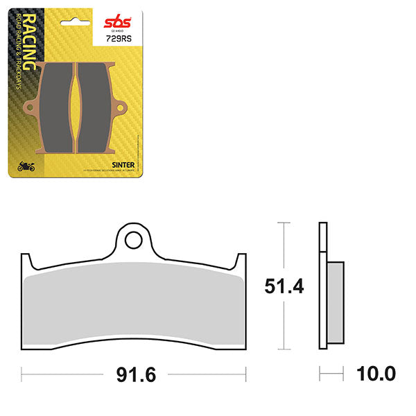 SBS CERAMIC BRAKE PAD YAMAHA 01627729