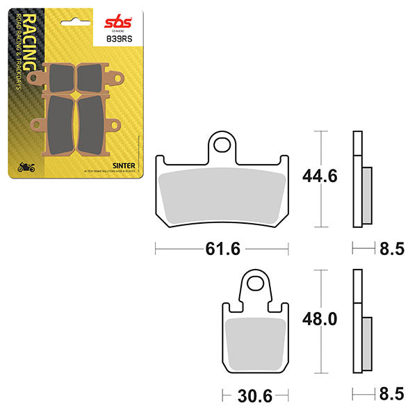 SBS CERAMIC BRAKE PAD YAMAHA 01627839