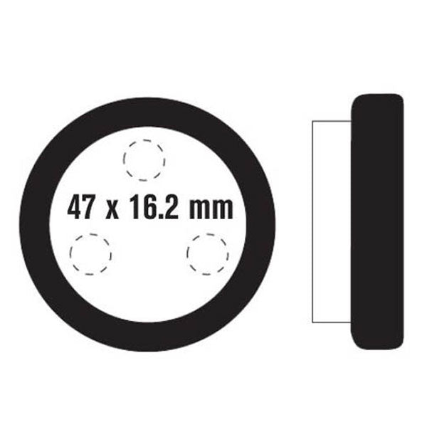 ROCK HARD FULL-METAL BRAKE PAD YAMAHA AT-05457F