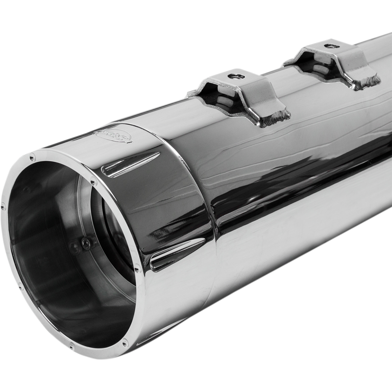 S&S CYCLE 95-16 FLHT MUFFLERS 4.5" CHR/TRACR 550-0624
