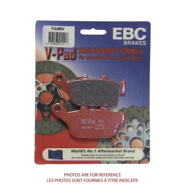 EBC SEMI-SINTERED V-PADS FA140V FA140V