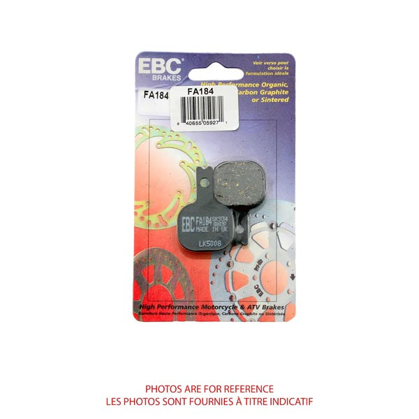 EBC ARAMID FIBER ORGANIC FA SERIES PADS FA184 FA184