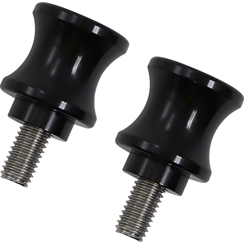 VORTEX SWINGARM SPOOLS BLACK 8MM SP209K
