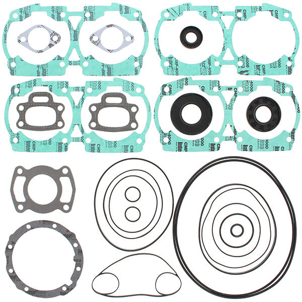 VERTEX COMPLETE GASKET SET WITH OIL SEALS  611204