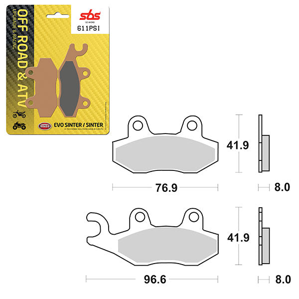 SBS EVO SINTER BRAKE PAD  6450611100