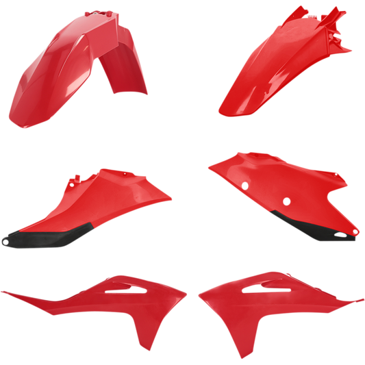 ACERBIS PLASTIC KIT- GASGAS EC250/300/250F/350F:21-22 RED/BLACK 2872801018