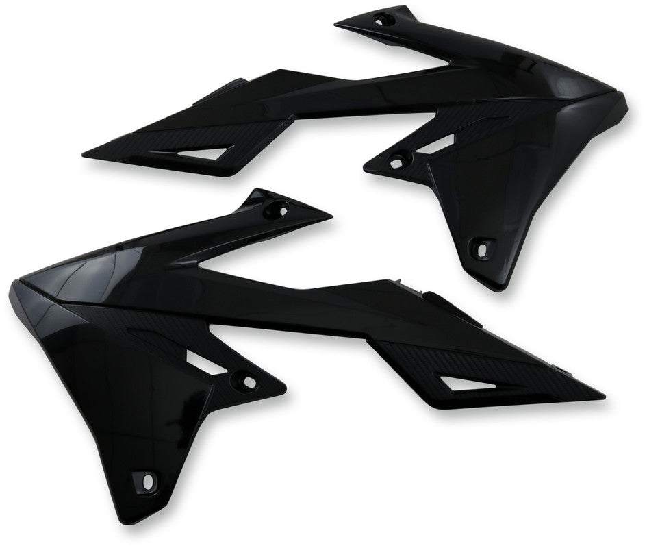 UFO SHROUD RAD RMZ450 BLACK SU04941-001
