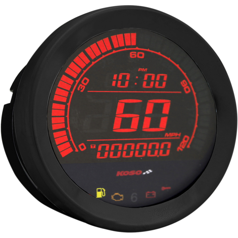 KOSO NORTH AMERICA SPEEDO HD 4" BLK BA051010